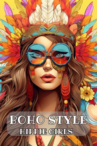 Boho Style Hippie Girls: Beautiful Models Wearing Bohemian Chic Clothing & Flowers von Independently published